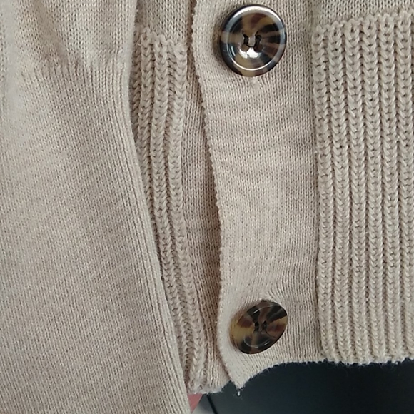 Tahari Button-Sleeved Sweater - Picture 8 of 12